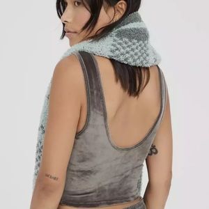 Offline by Aerie Grey After Party Cozy Velour
Longline Bra